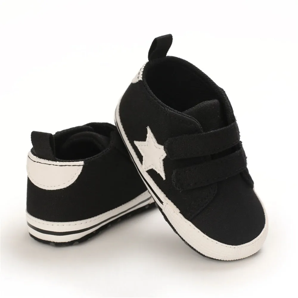 Baby Unisex Star Magic Tape Shoes Wholesale Child Shoes